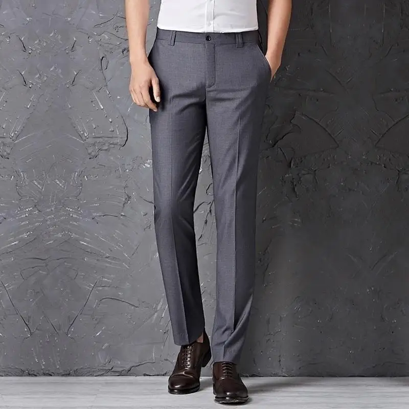 Caballero Vestir hombre De Люкс платье Формальные Pantalon Homme Классик денди офис для мужчин лето