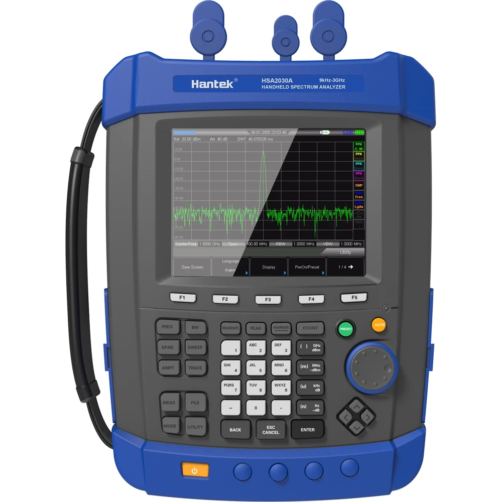Фото Портативный цифровой анализатор спектра HSA2030A портативный измеритель напряжения