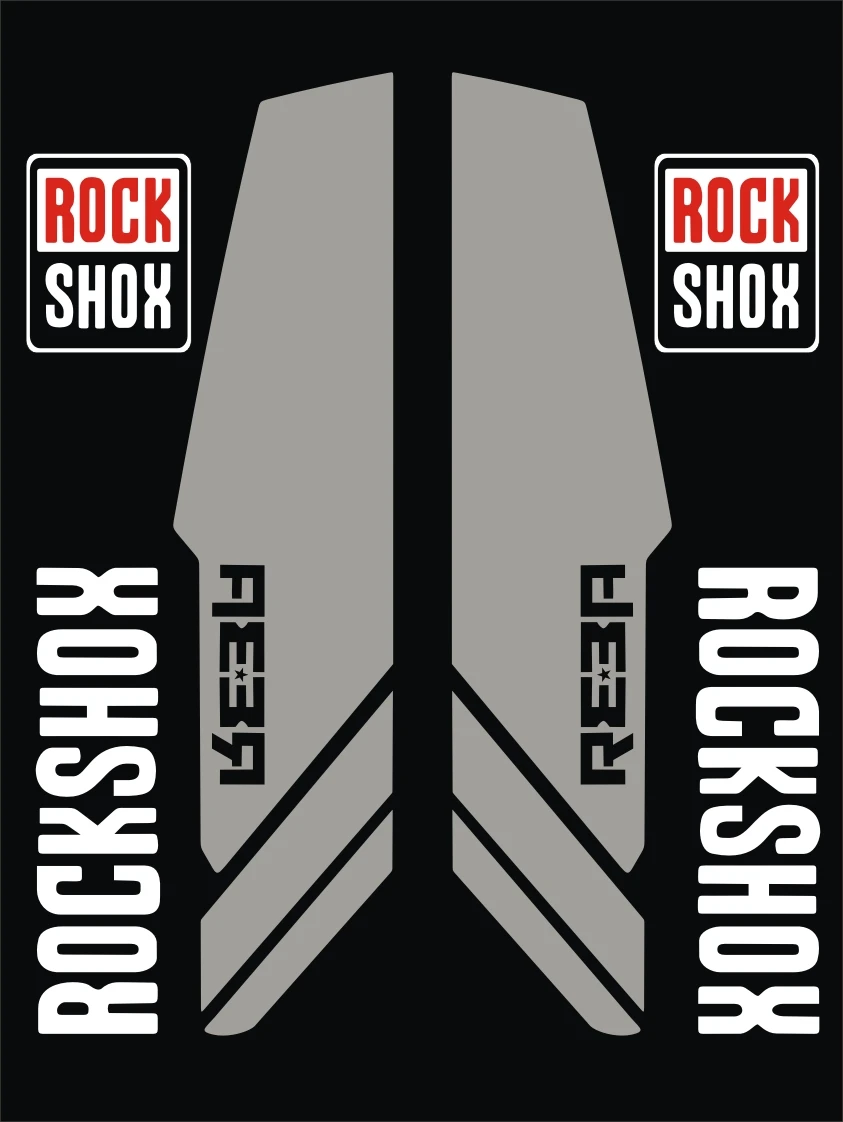2 шт./набор ROCKSHOX reba вилка наклейки для велосипеда передние наклейки на вилке MTB вилка наклейки для велосипеда Гонки велосипедные наклейки