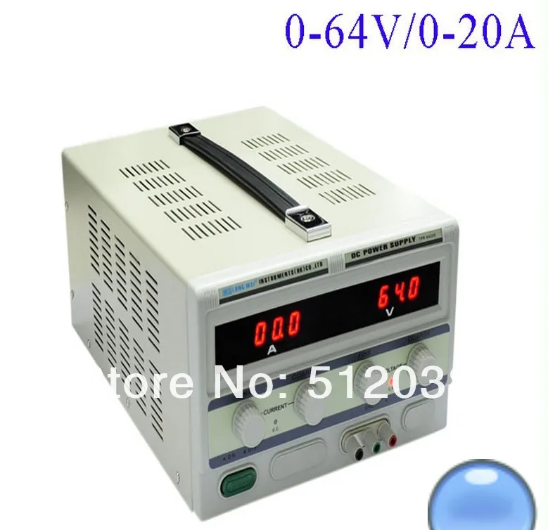 

Longwei TPR-6420D 64V/20A Digital display DC Power Supply