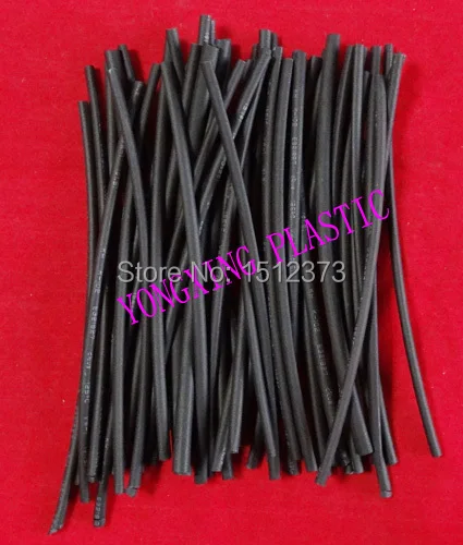 180pcs /lot 1.5 2.5. 3.5 5.0 6.0 7.0mm 10cm length pvc heat shrink tube black color ratio 2:1 sleeving mixed in box | Обустройство