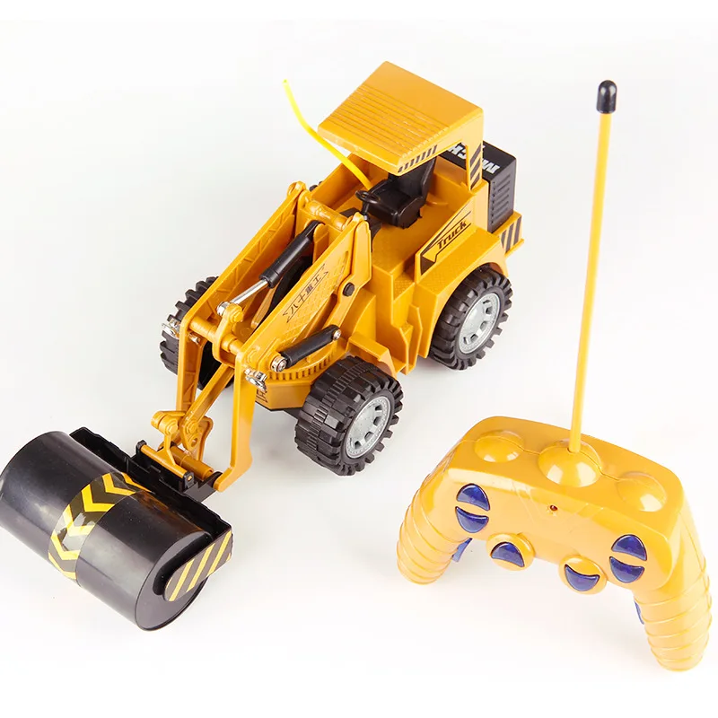 Without box RC автомобиль 5CH 1/18 грузовики металлический бульдозер зарядка RTR пульт дистанционного управления грузовик строительная машина автомобили для детей игрушки подарки - Цвет: Without box