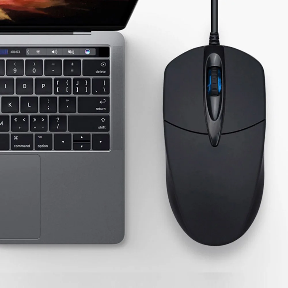 Игровая мышь проводная USB Тихая/звуковая клик Мини Портативная оптическая для ПК