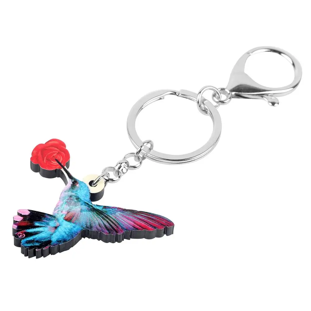 Bonsny акриловые брелоки для женщин и девушек с подвесками