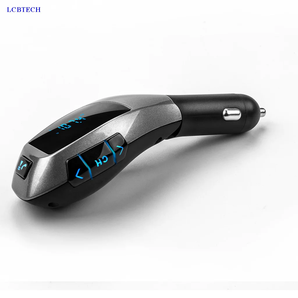 Автомобильный MP3-плеер со светодиодный Ной гарнитурой Bluetooth FM-передатчик