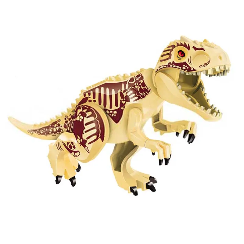 Оригинальный Парк Юрского периода тираннозавр строительные блоки динозавр