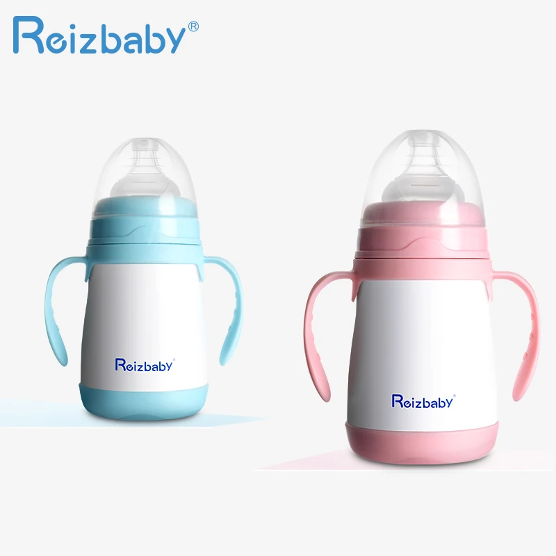 REIZBABY соска для детской бутылки 304 Нержавеющая сталь младенческой Герметичная