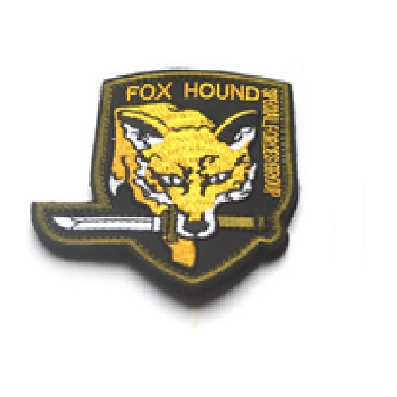 FOX HOUND патч Вышивка Чехол для телефона на руку петля и крюк Военная нарукавная