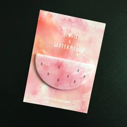 watermelon 30 страниц свежие акварельные облака Клубничное мороженое арбуз Липкие заметки бумага для заметок студенческий канцелярский школьный офисный поставка - Цвет: watermelon