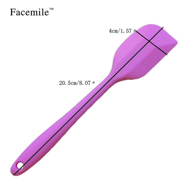 Facemile 1 шт. кухонный силиконовый крем для масла торта шпатель скребок смешивания
