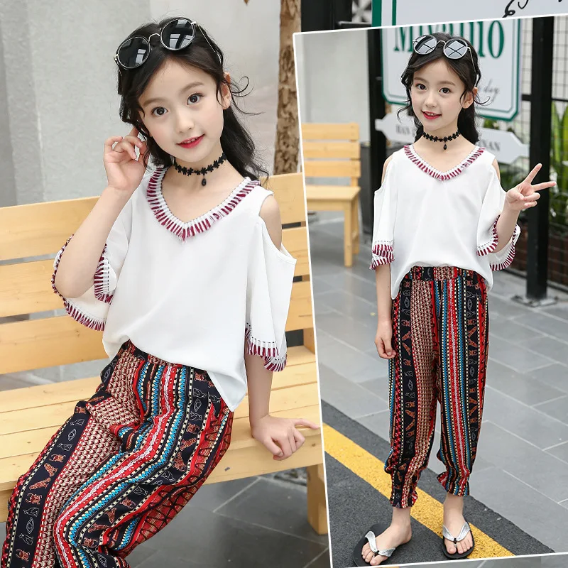 Летний новый комплект одежды для маленьких девочек сарафан + шорты 2 предмета