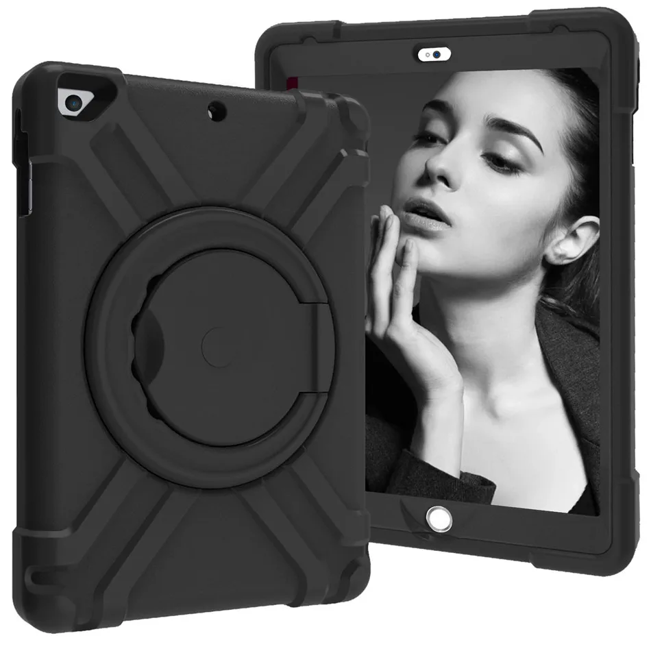 Чехол для ipad 9,7 funda 360 Вращающийся на противоударный прочный защитный чехол для ipad Air 1 2/ipad pro 9,7