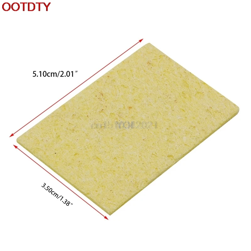 

10pcs Electric Welding Soldering Iron Sponge Cleaning Cleaner Pads New