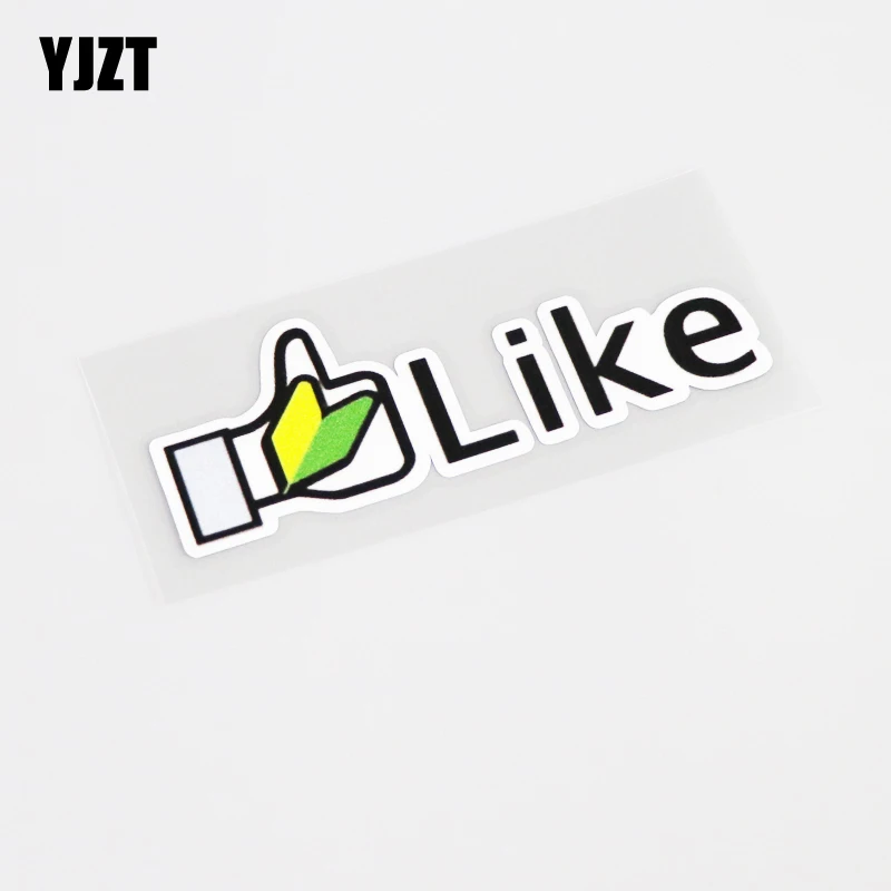 

YJZT, 9,5 см * 3,3 см, аксессуары для японской гоночной дрифта, наклейка из ПВХ, украшения 13-0280