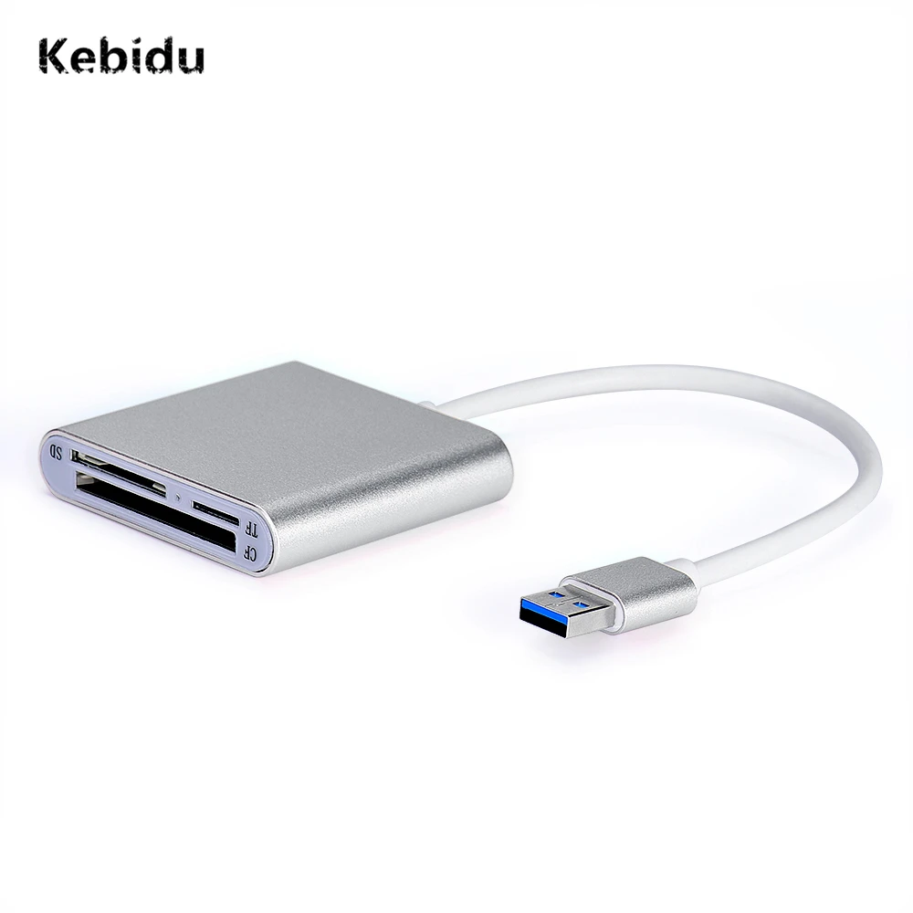 Kebidu модная металлическая оболочка 3 в 1 USB многофункциональная стабильная