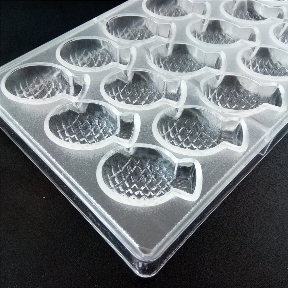 Рождественская шоколадная форма в форме ананаса Пластиковая для шоколада