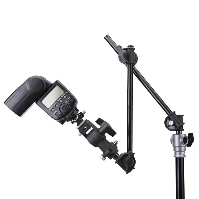 Двухсекционный Регулируемый шарнирный кронштейн для фотостудии раздвижная