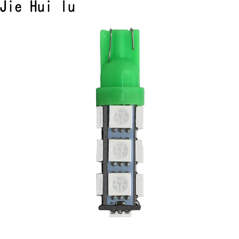 T10 13 SMD 5050 белый авто светодиодный Поворотники боковые светильник AC/DC 12V 13led 194 168 W5W Клин 13SMD лампы интерьерные светильники
