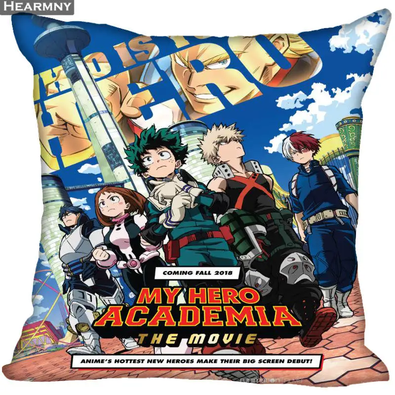 12 Декоративная Наволочка на заказ BOKU no Hero Academy квадратная Наволочка на молнии 35X35,40x40,45x45 см(одна сторона - Цвет: 12
