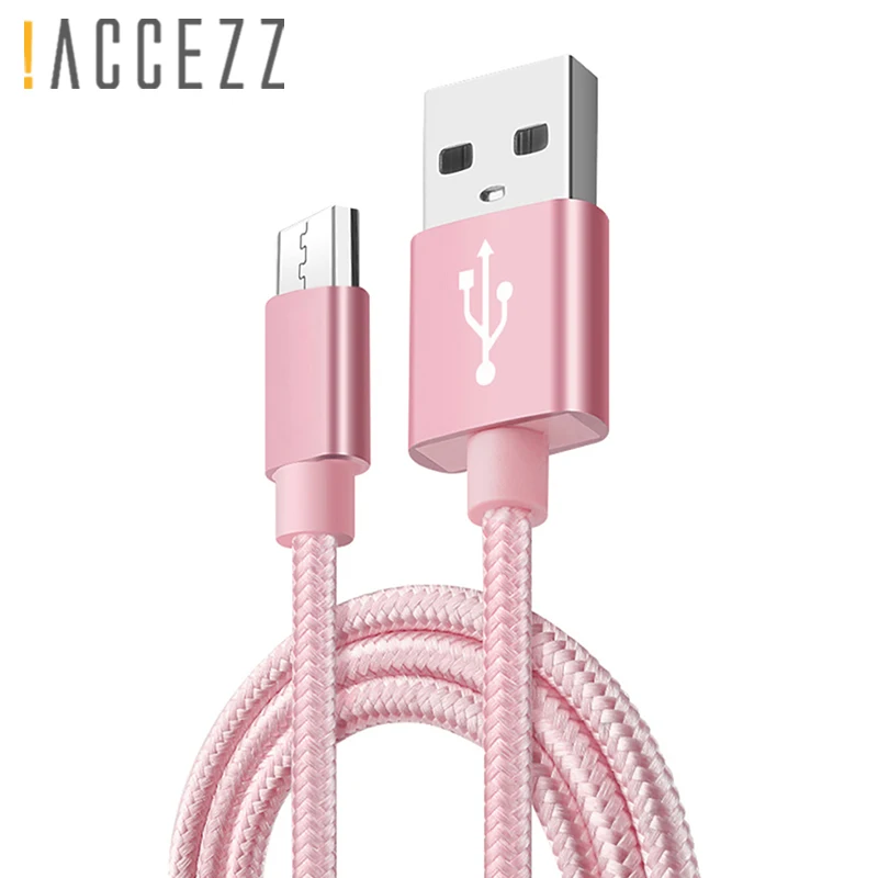 ! ACCEZZ Micro USB зарядный кабель для Huawei Xiaomi Lenovo HTC кабели передачи данных и телефонов