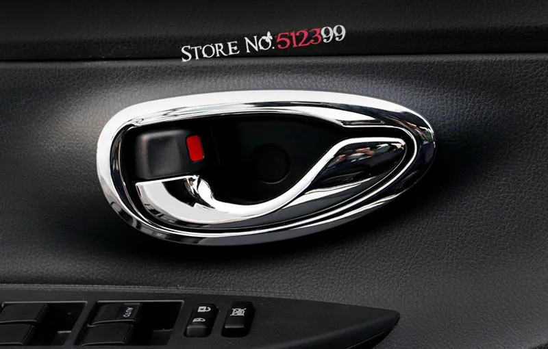 8 шт. ABS яркая хромированная для внутренней дверной ручки + крышка декоративная