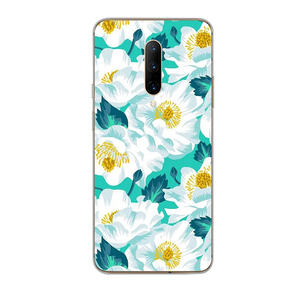 Ciciber чехол с цветочным рисунком розы для Oneplus 7 Pro чехлы телефонов 1 + Fundas Capa Coque
