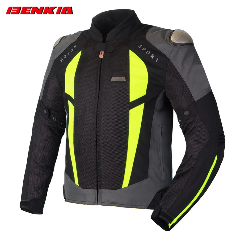 BENKIA JW68 мотоциклетная мужская куртка гоночная одежда весенне-осенняя сетчатая дышащая одежда для верховой езды Мотоциклетные Куртки для езды