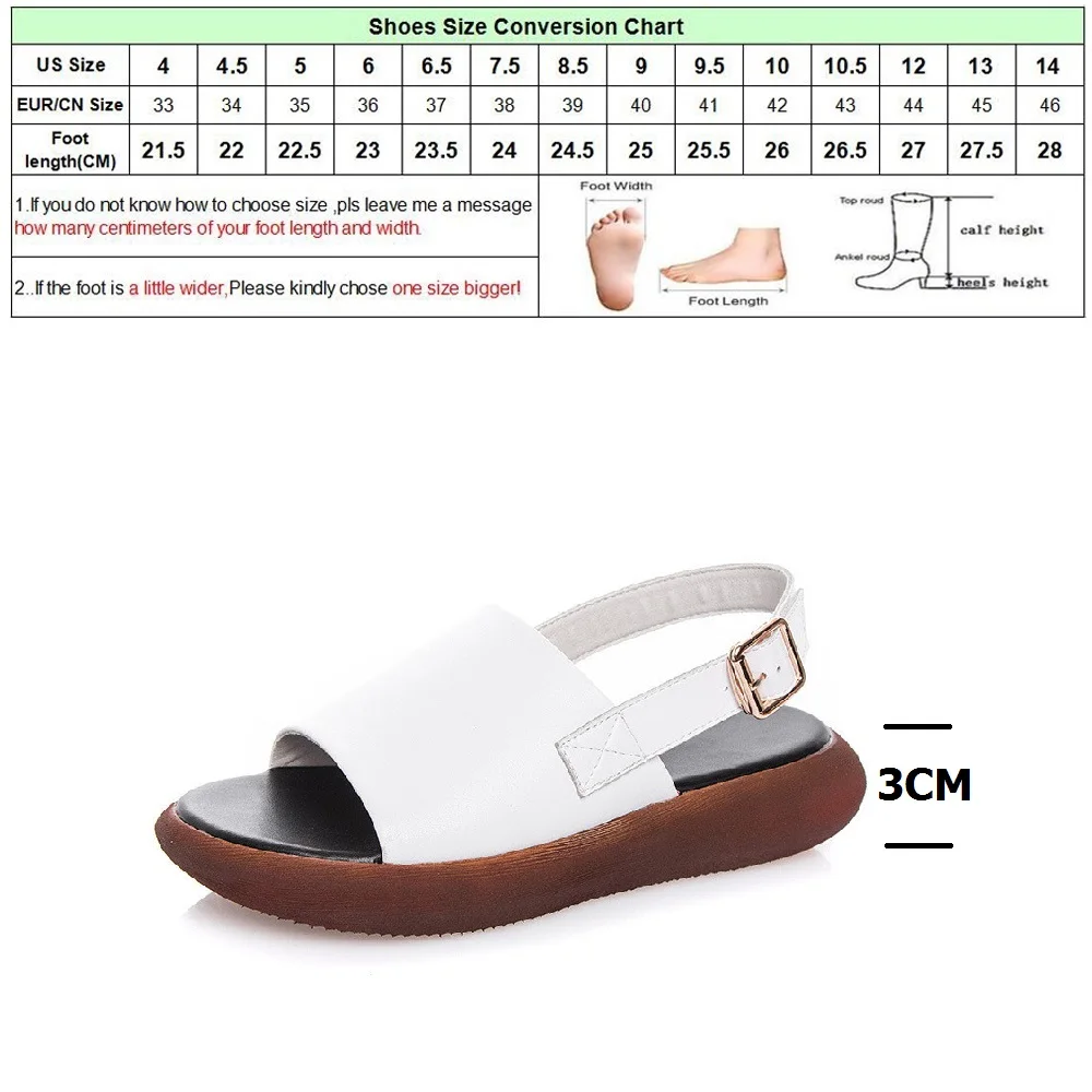 DRFARGO/Летние женские босоножки из натуральной кожи черный белый цвет на платформе