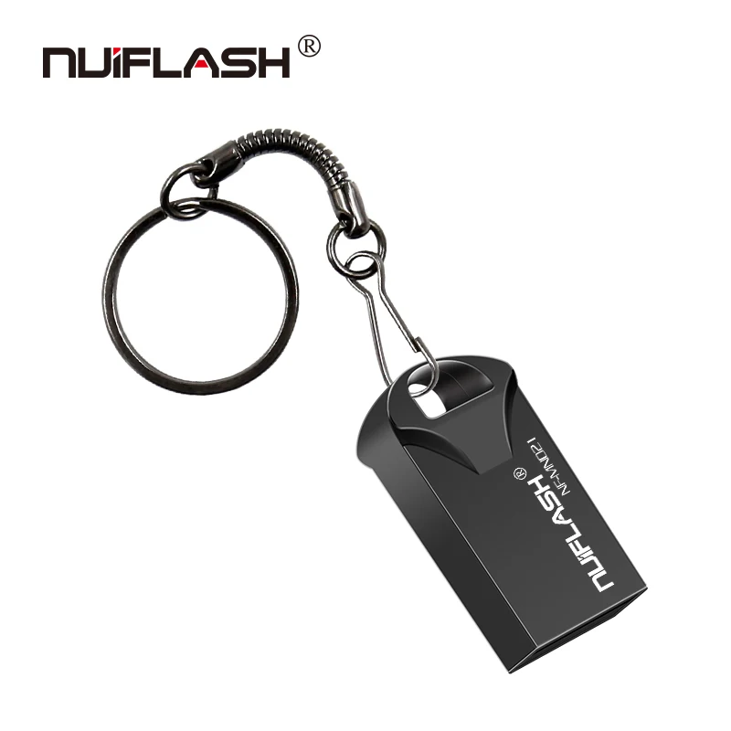 Металлическая USB-флешка объемом 32 ГБ 64 4 8 16 128 металлический U-диск брелок для