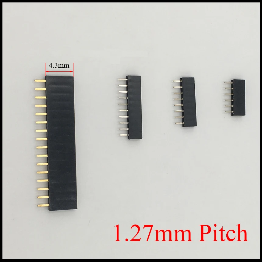 1*40 1x40 1*50 1x50 Pin 40P 50 P 1 27 мм расстояние шага 4 3 высота гнездовой разъем Однорядный