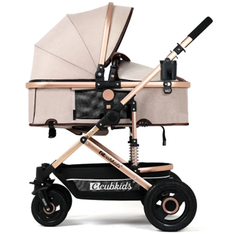 

Free Shipping Suspension Baby Stroller High landscape 0-36 Month Sleeping Newborn Baby Carriage Infant Buggy