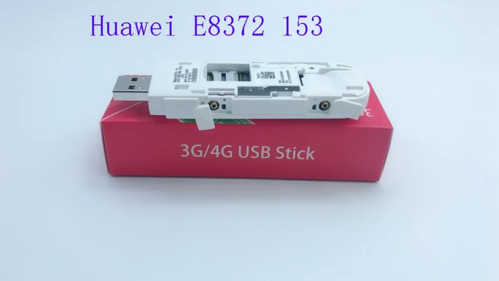 1000 шт. разблокированный 150 Мбит/с huawei E8372 E8372h-153 4G LTE Wifi модем dongle(плюс пара антенн), DHL