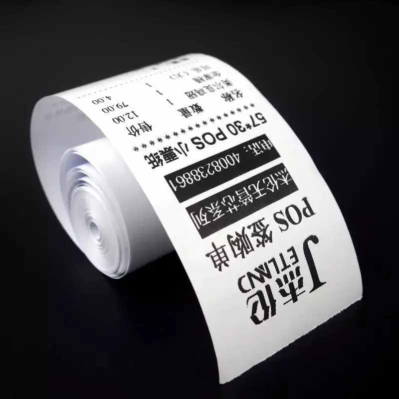 Термобумага 2 1/4 "x 25 футов для мини терминал чековый принтер внешний диаметр 1"