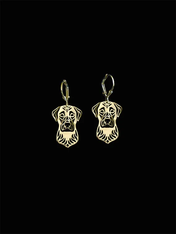 

New 2016 Unique Romantic Gold Silver Color Anatolian Shepherd Drop Earrings Wholesale Animal Earrings For Women Girl Aros