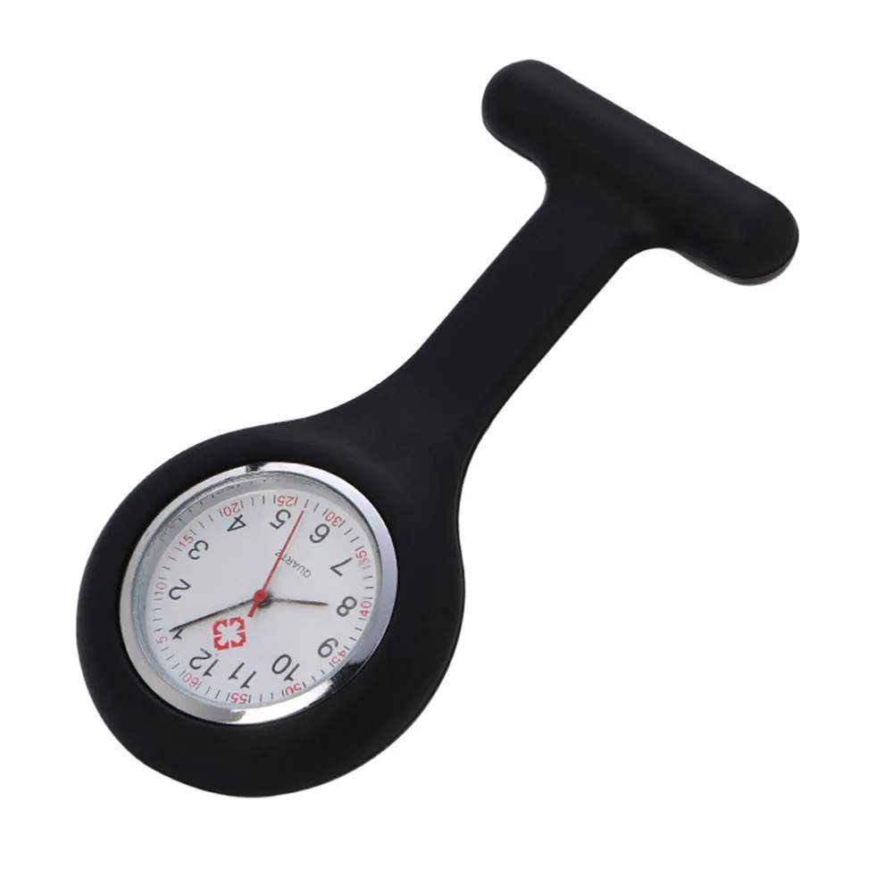 2019 Fashion Hot Sell Pocket Watches Silicone Quartz Nurse Watch Brooch Tunic Fob Clock Doctor Medical Multiple Colour | Наручные часы