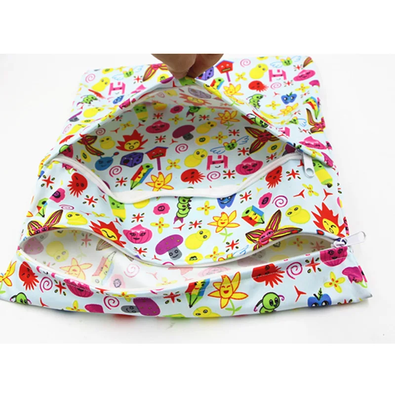 Сумка для детских подгузников многоразовая водонепроницаемая 30 х36 см | Мать и