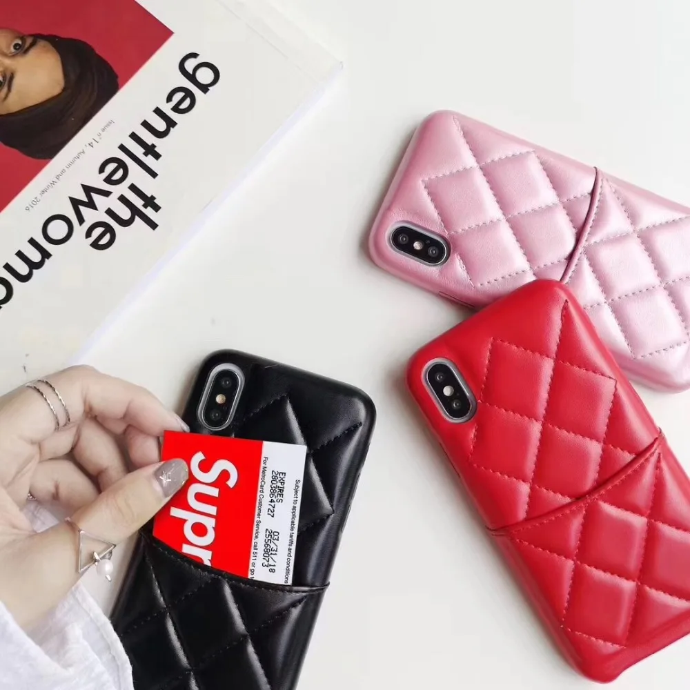 luxury Brand France Lattice Phone case coque for iphone 7 6s 6 8plus xr xs max 7plus Cover fundas accessories Cases casa |
