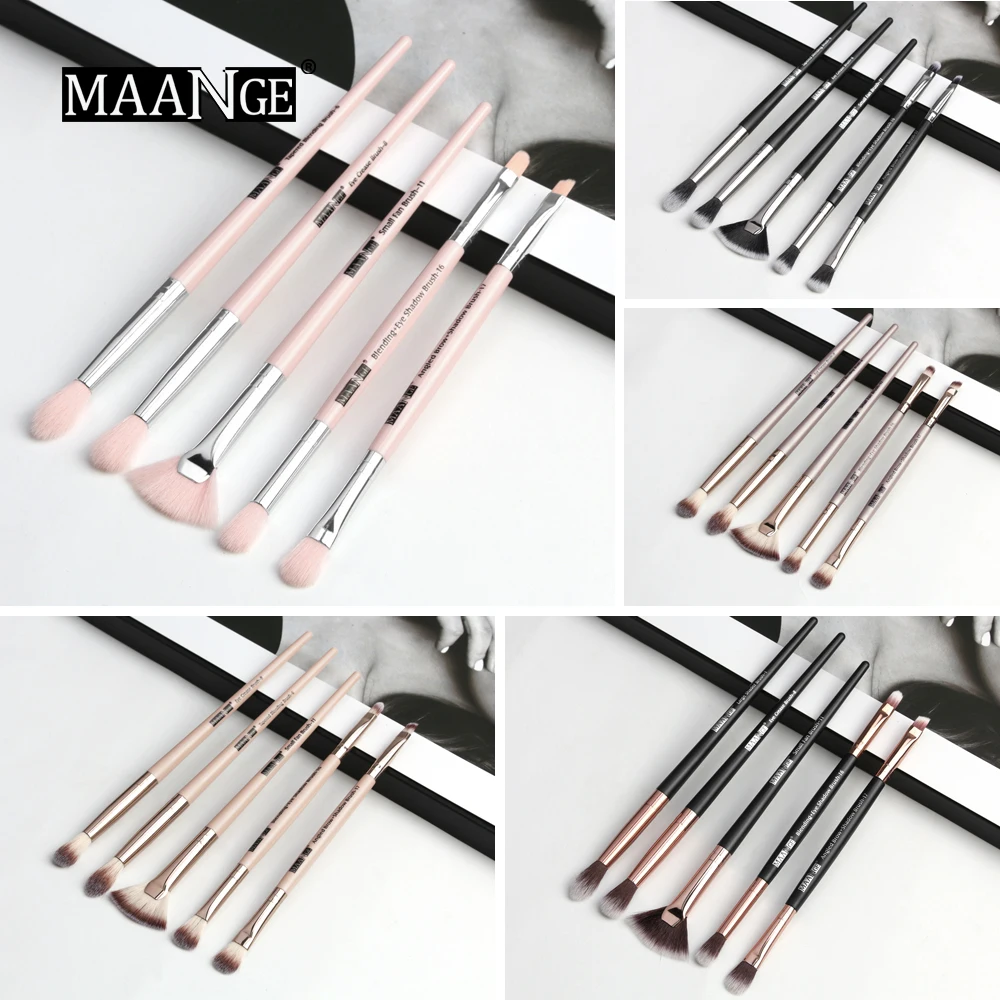Набор кистей для макияжа MAANGE Pro 3/5/6 тени век подводка глаз кисти бровей