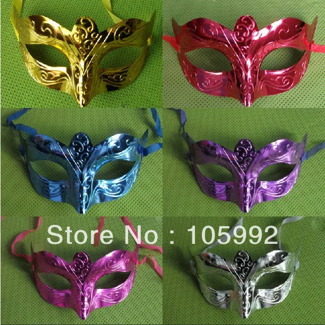 Ретро металлическая Венецианская Карнавальная маска ПВХ римские гладиаторы