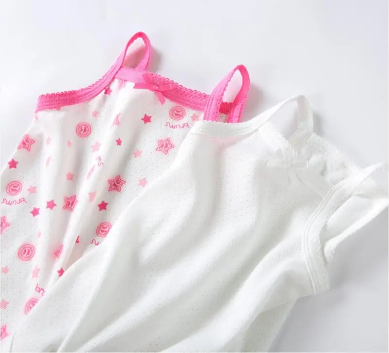 white set 2 pcs Одежда для малышей; комплект из 2 предметов; боди для малышей; Одежда для мальчиков и девочек; одежда для детей; хлопок; Летний жилет; детская одежда; комбинезоны с животными - Цвет: white set 2 pcs