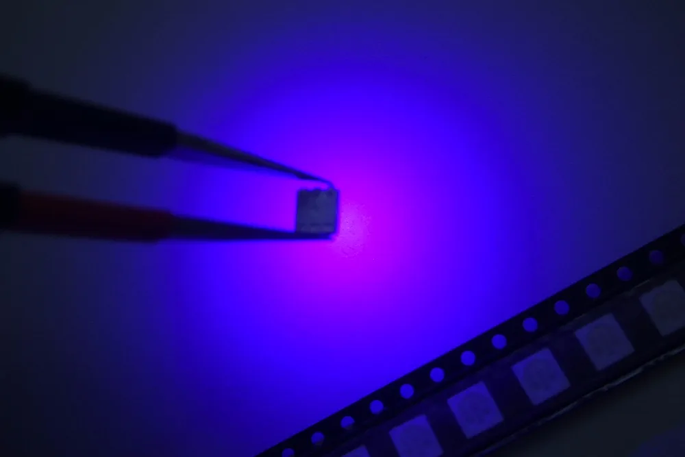 500 шт. SMD 5050 RGB-чип светодиодная лампа smd5050 трехцветсветодиодный 60 мА постоянный