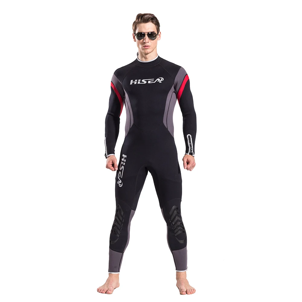 2.5MM Scuba Diving Suits Men Full Body Wetsuits Long Sleeve Sport Swimsuits Snorkeling Jumpsuit Rash Guards Swimwear | Спорт и