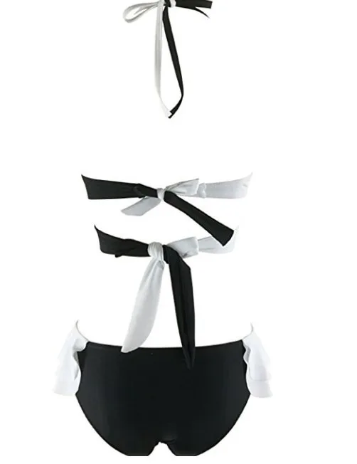 Женский комплект бикини Новинка 2019 года Горячая Лоскутная низкая талия Polyseter