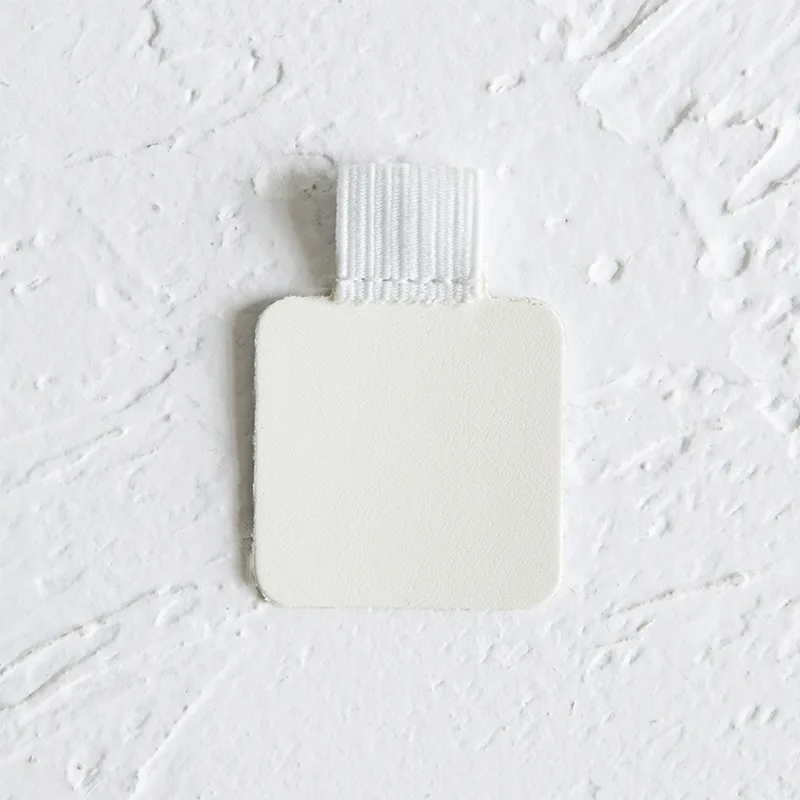 Square white Fromthenon цвет кожаный зажим для ручки Moleskine блокнот самоклеющиеся креативные держатели для ручки канцелярские товары офисные и школьные принадлежности - Цвет: Square white