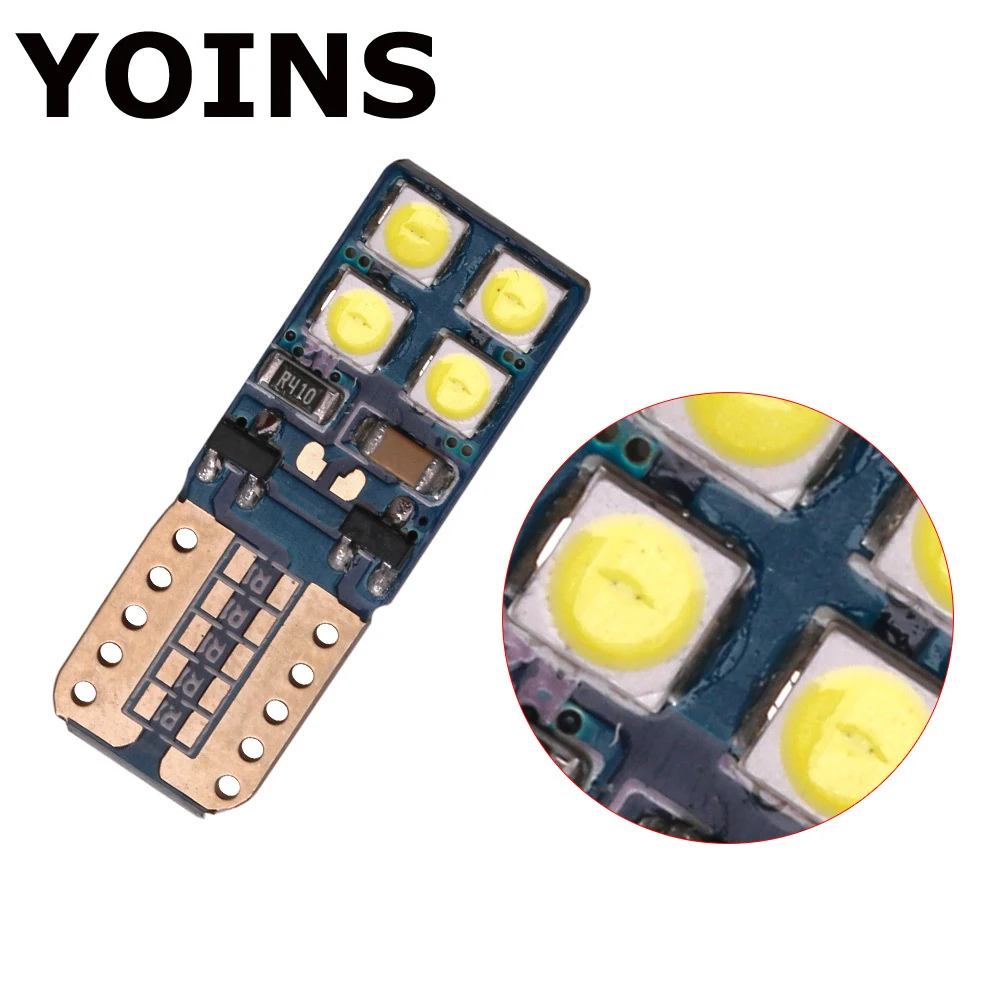 Высокое качество 2X T10 LED 194 501 W5W 8 SMD 3030 Canbus без ошибок автомобильные огни для зазора