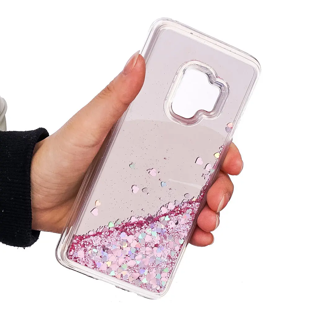 Зеркальный чехол для Samsung Galaxy S9 S 9 G960F G960F/DS SM-G960 SM-G960F/DS жидкий зыбучий песок