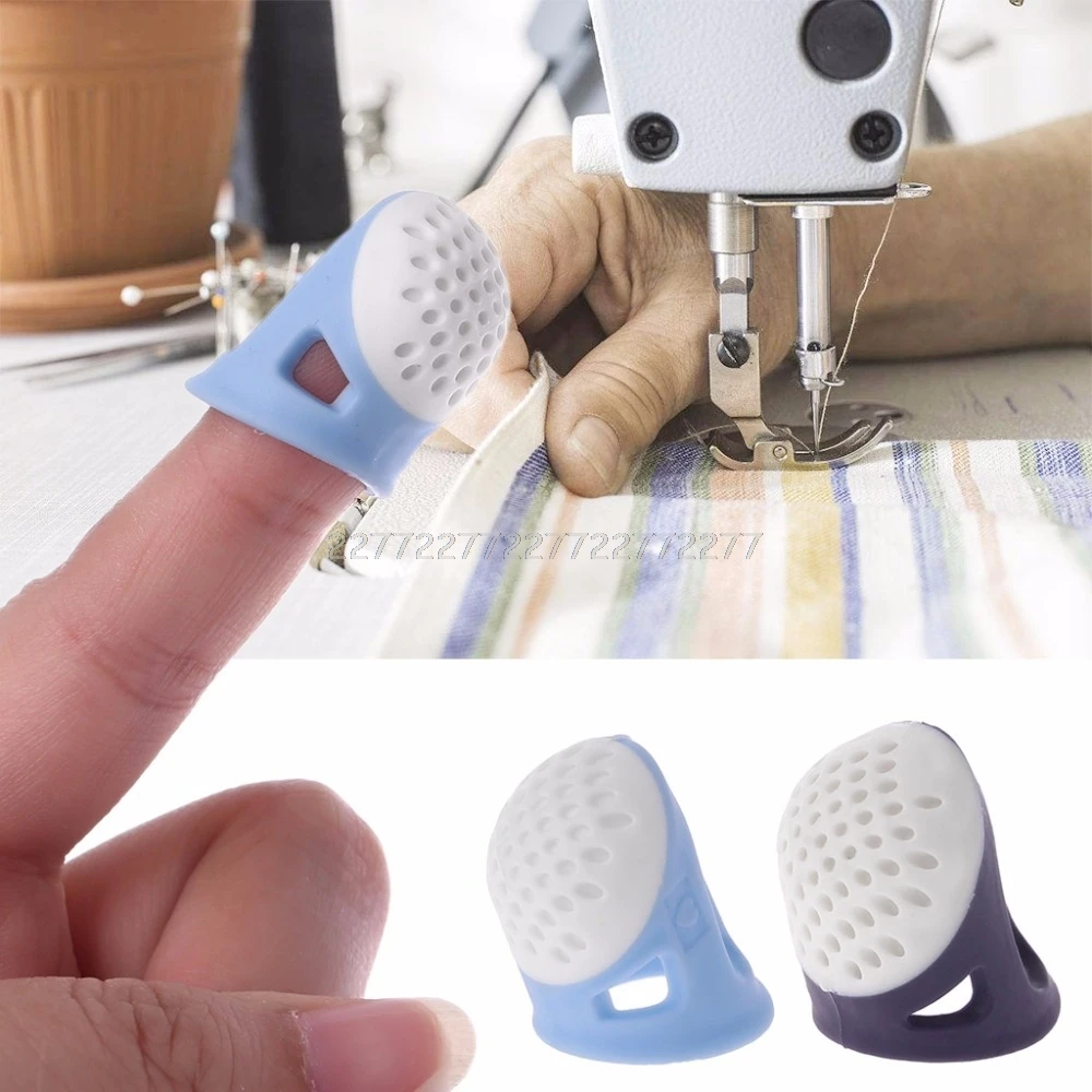 Силиконовые булавки иглы наперсток для пальцев DIY Швейные аксессуары рукоделия