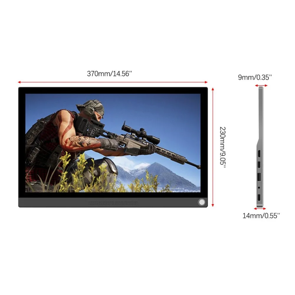 P15A/P15T портативный 15,6 дюймовый монитор ПК HDMI 1080P тип-c светодиодный дисплей монитор для PS4/xbox/Switch/PC/Android новое поступление