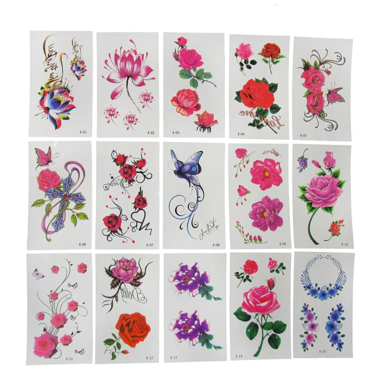 30 листов временные тату наклейки на спину для женщин и девочек|Временные тату| |