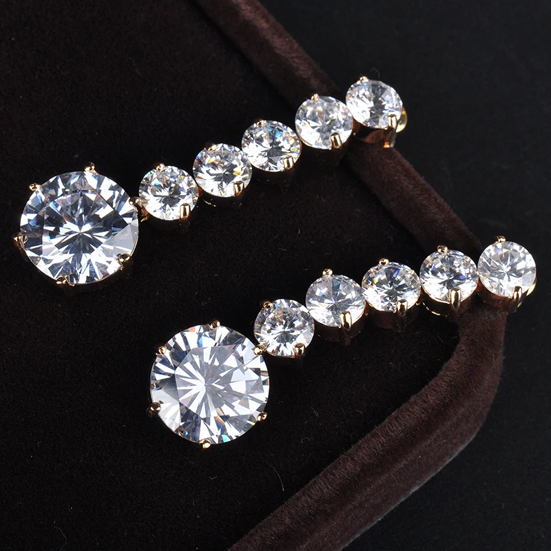 Высокое качество классический стиль розовое золото цвет большой круглый